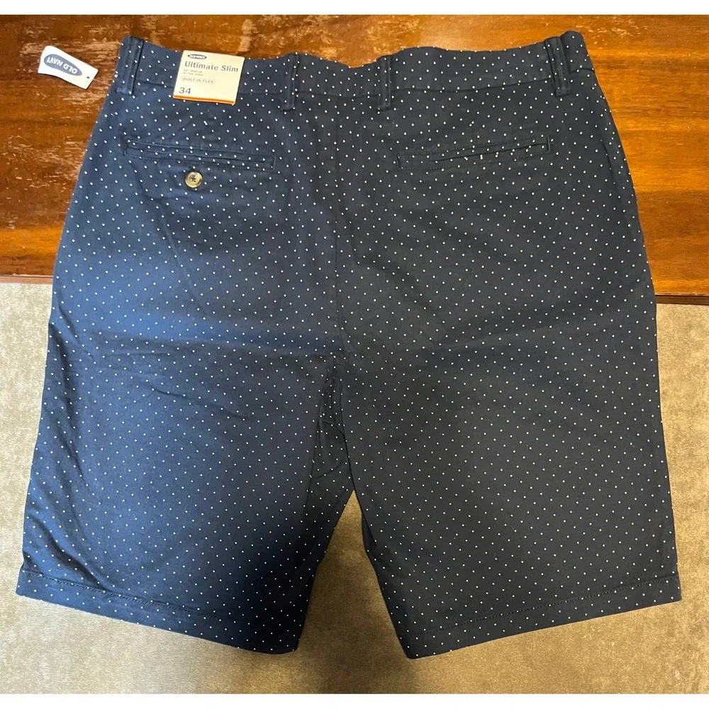 Old Navy Ultimate Slim Built-In Flex Shorts Lot of 3 Mens Size 34 Shorts